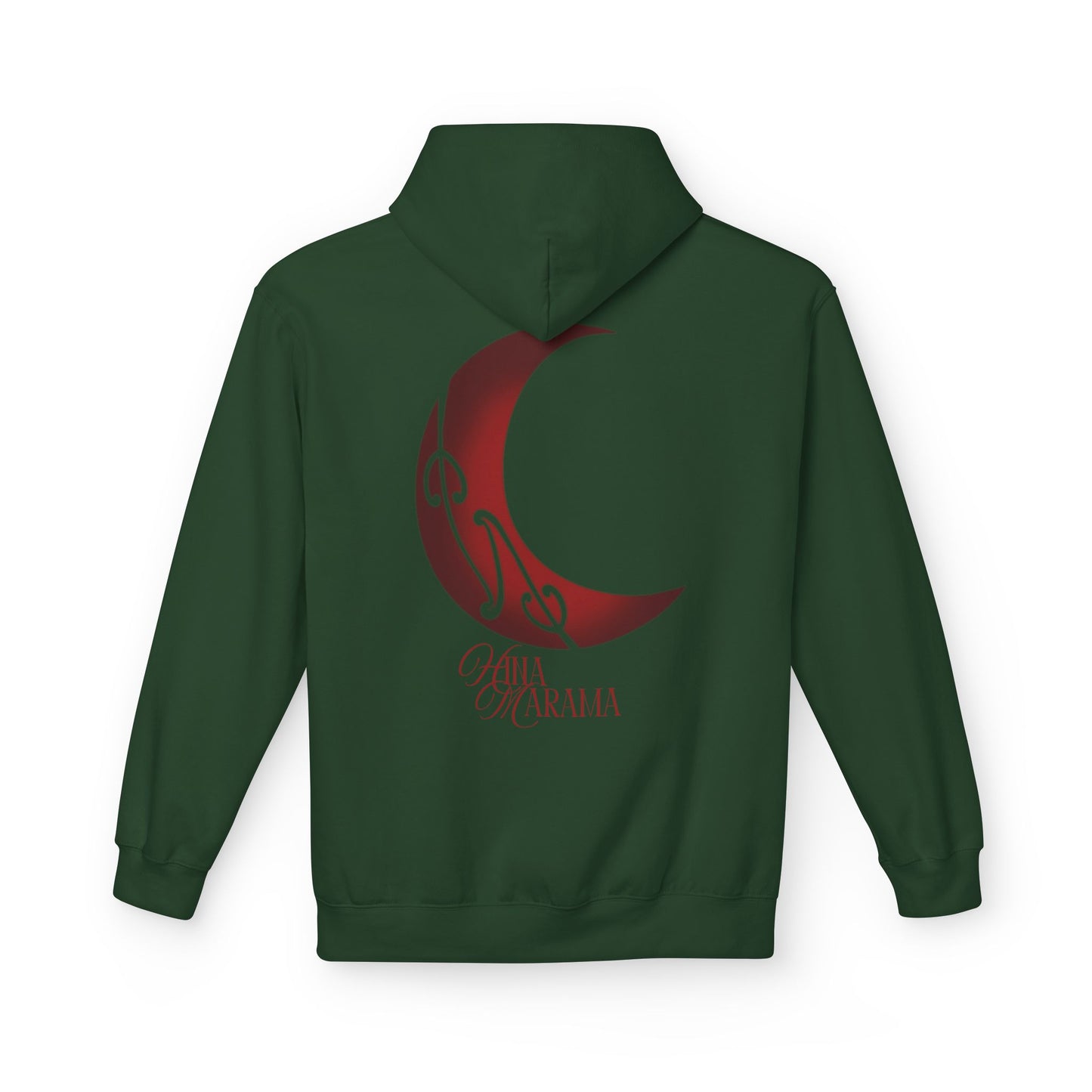 Hina Marama Hoodie | Unisex Fleece for Ruahine Energy, Cozy Nights & Maramataka Vibes