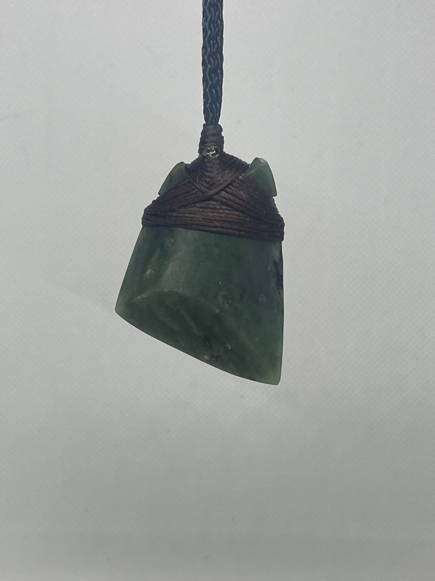 Hapopo Pounamu Double-Curved Toki (Adze) - Carved by Hemi