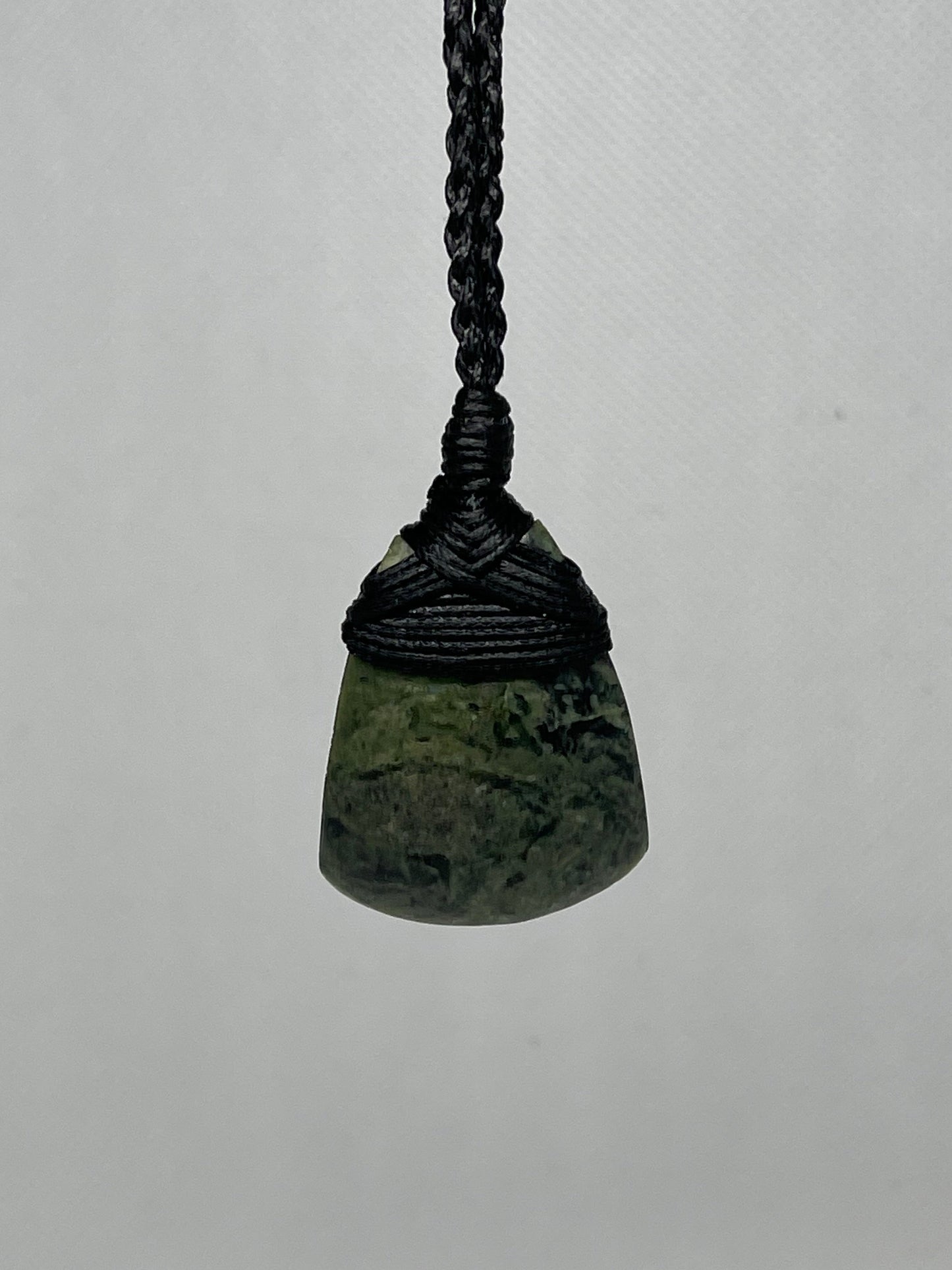 Small Pounamu Serpintine curved Toki(Adze)-Carved by Hemi