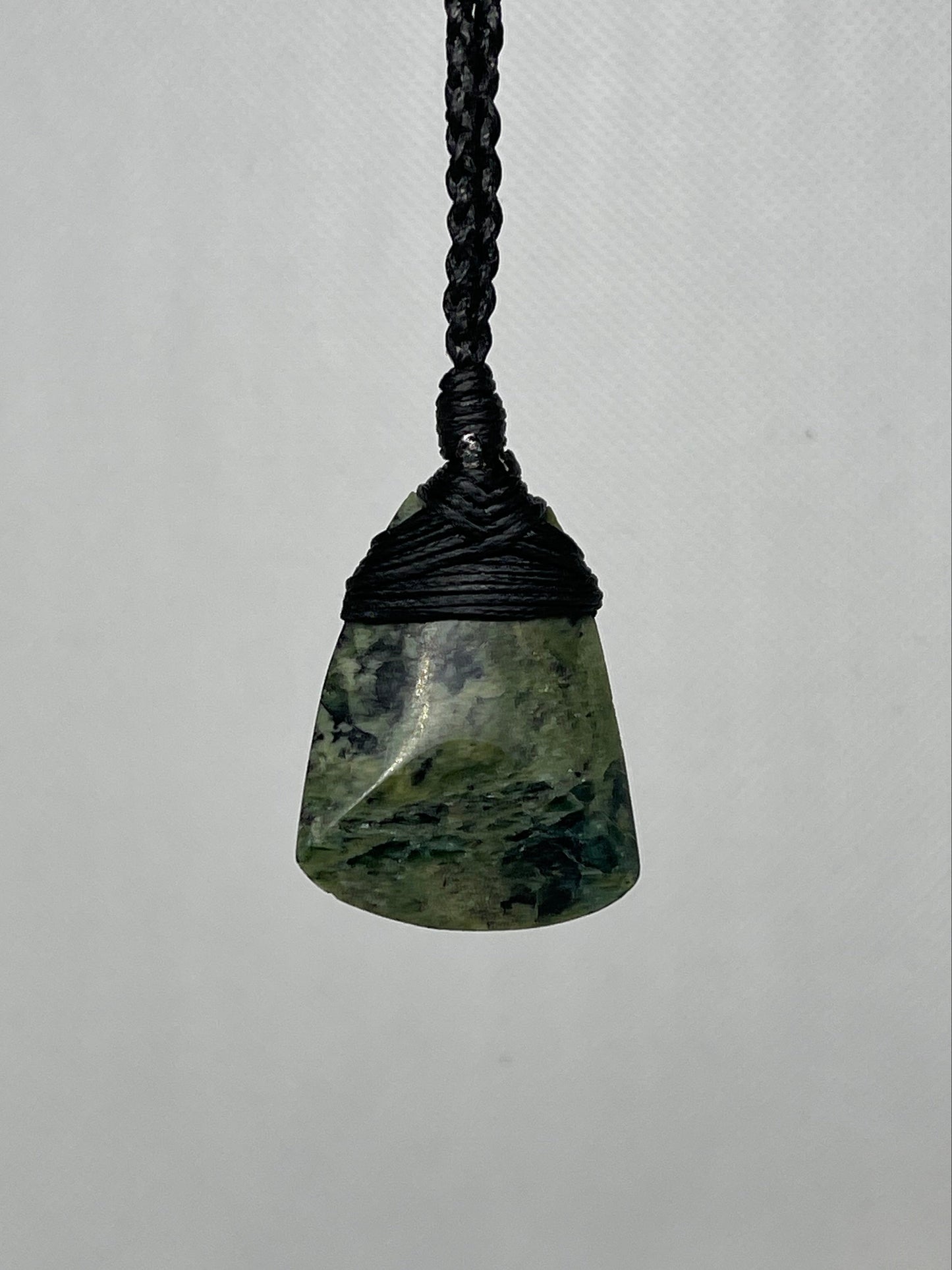 Small Pounamu Serpintine curved Toki(Adze)-Carved by Hemi